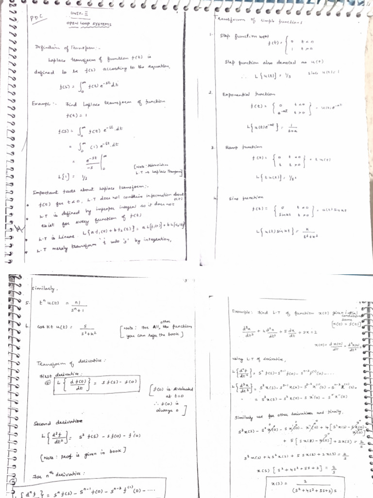 Process Instrumentation Dynamics and Control Notes | PDF