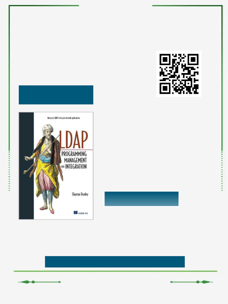LDAP Programming Management and Integration 1st Edition Clayton Donley ...