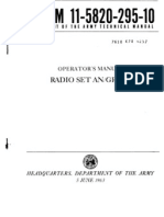TM 11-5820-295-10 an-GRC-19 Radio Set - Operators Manual (1963)