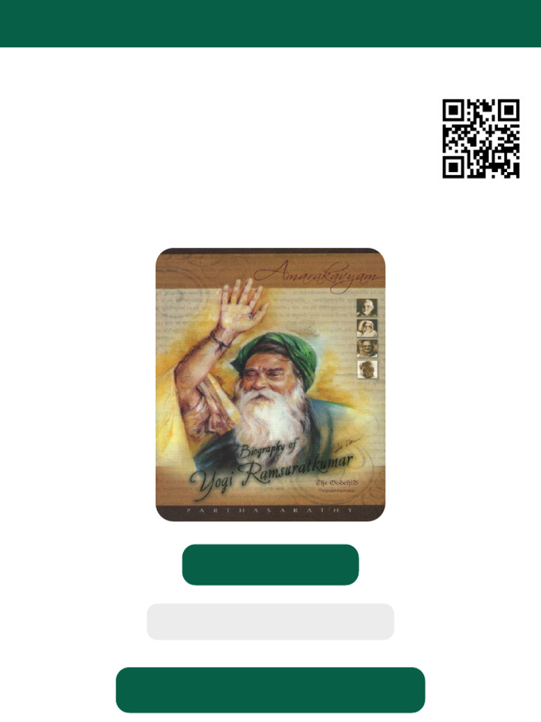 Biography of Yogi Ramsuratkumar The Godchild S. Parthasarathy Ebook ...