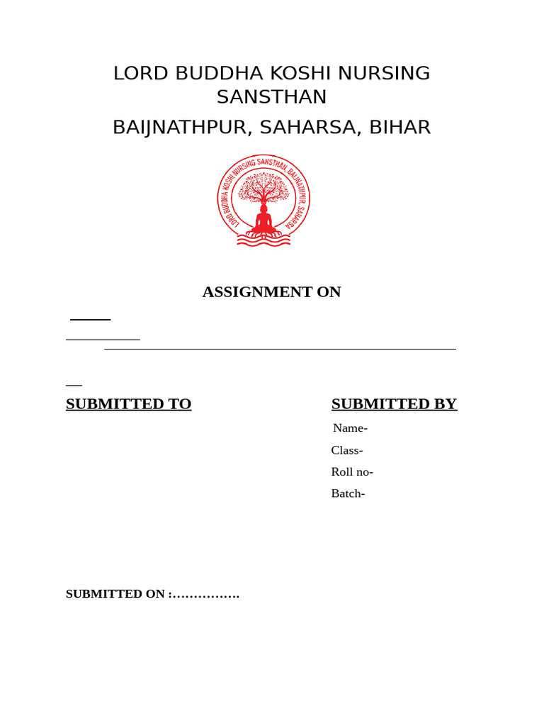 Common Front Page For All Assignment 4 | PDF