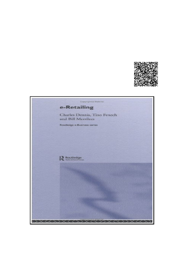 E Retailing 1st Edition C. Dennis | PDF | Online Shopping | Compact Disc