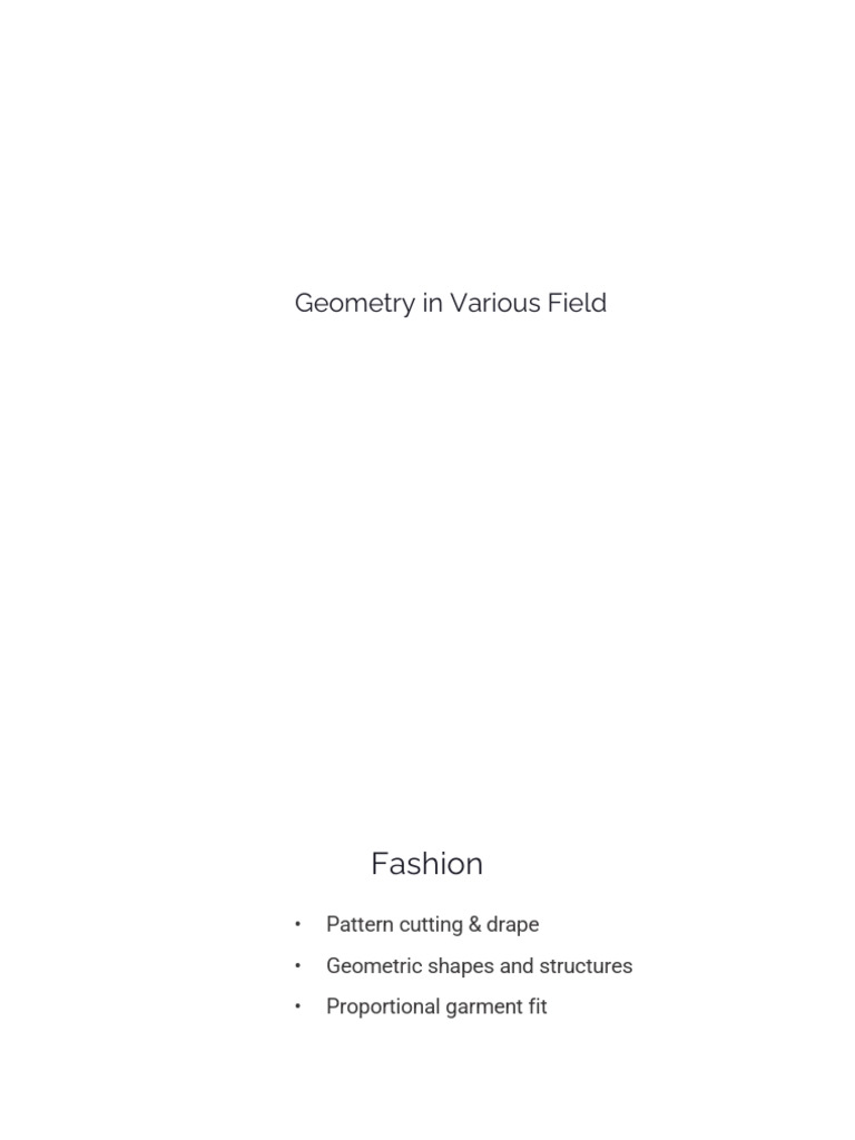 Lecture 1 Geometry | PDF