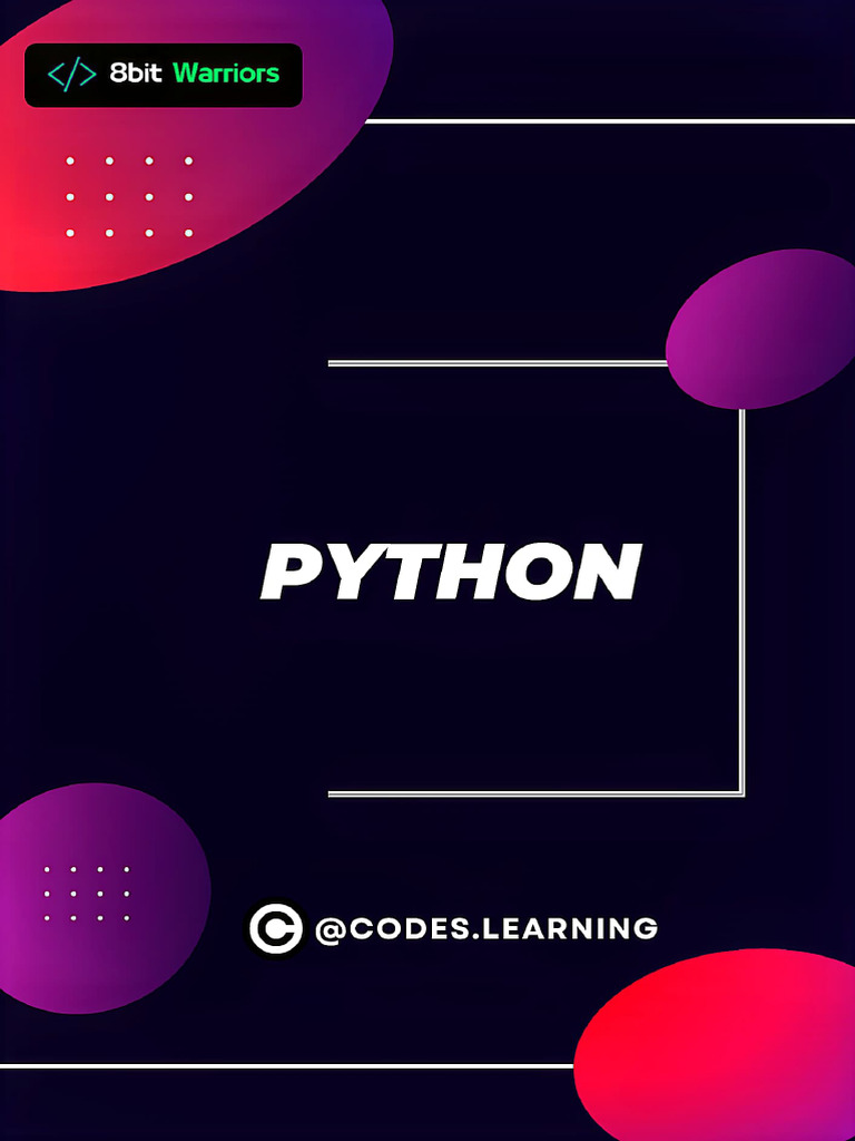 Python Notes | PDF