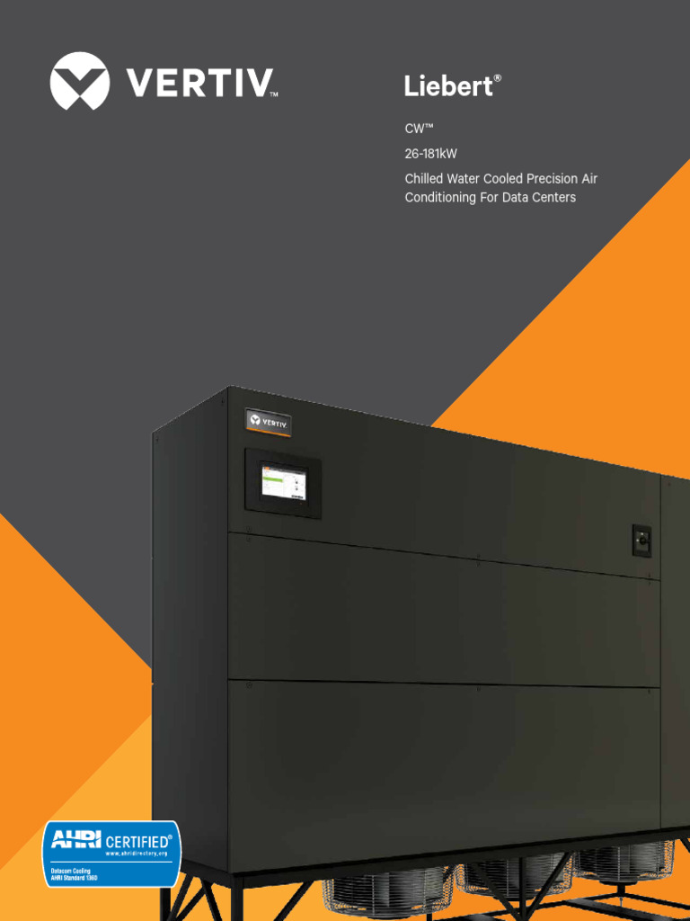 Liebert: CW™ 26-181kW Chilled Water Cooled Precision Air Conditioning ...
