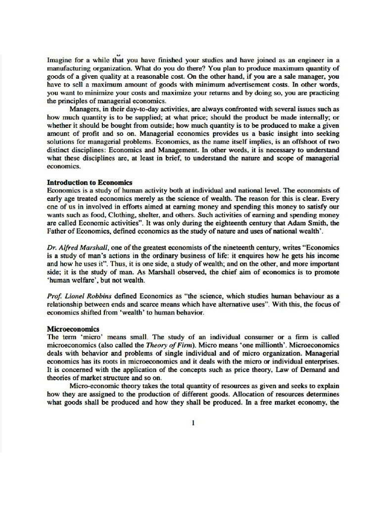 Engineering Economics Notes Part 1 | PDF