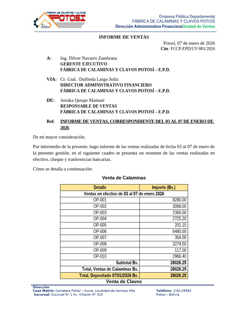 info 2026 | PDF | Organizaciones relacionadas con la economía | Finanza ...
