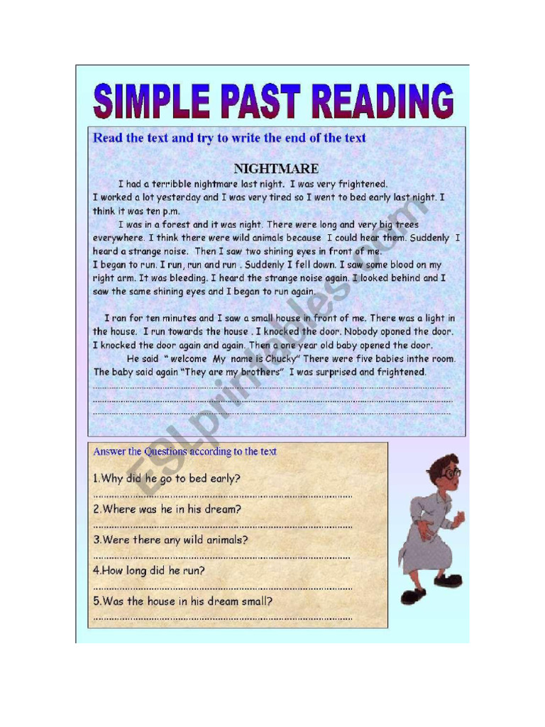 Reading Simple Past | PDF