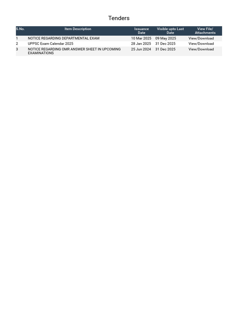 Tenders | PDF