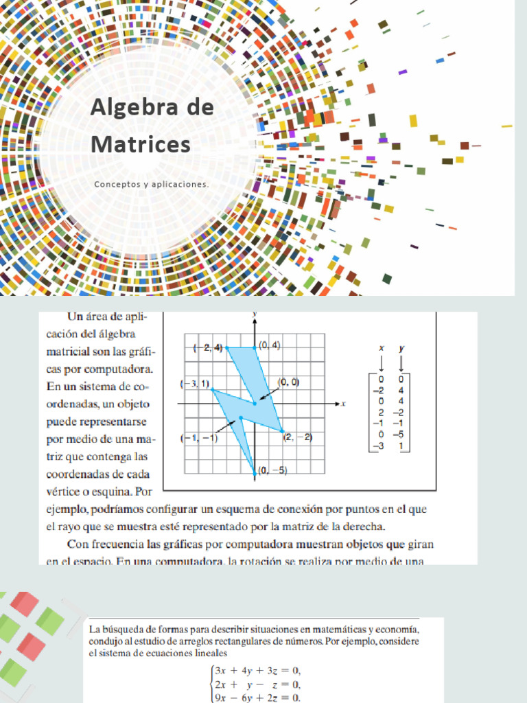 Algebra de Matrices | PDF