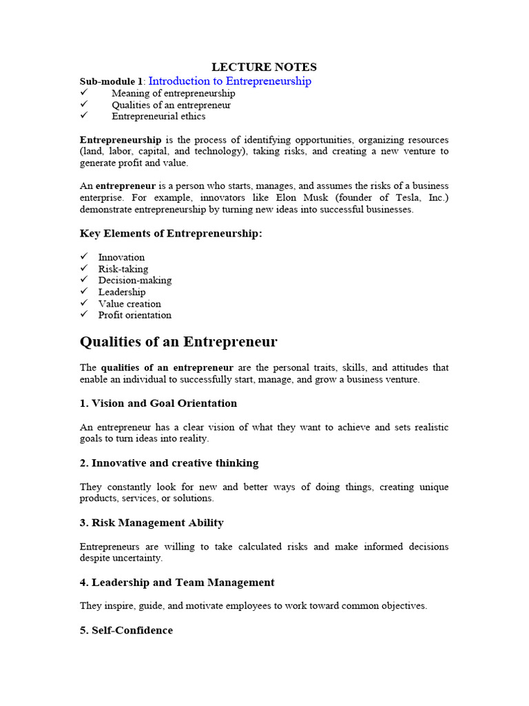 Ent Notes | PDF