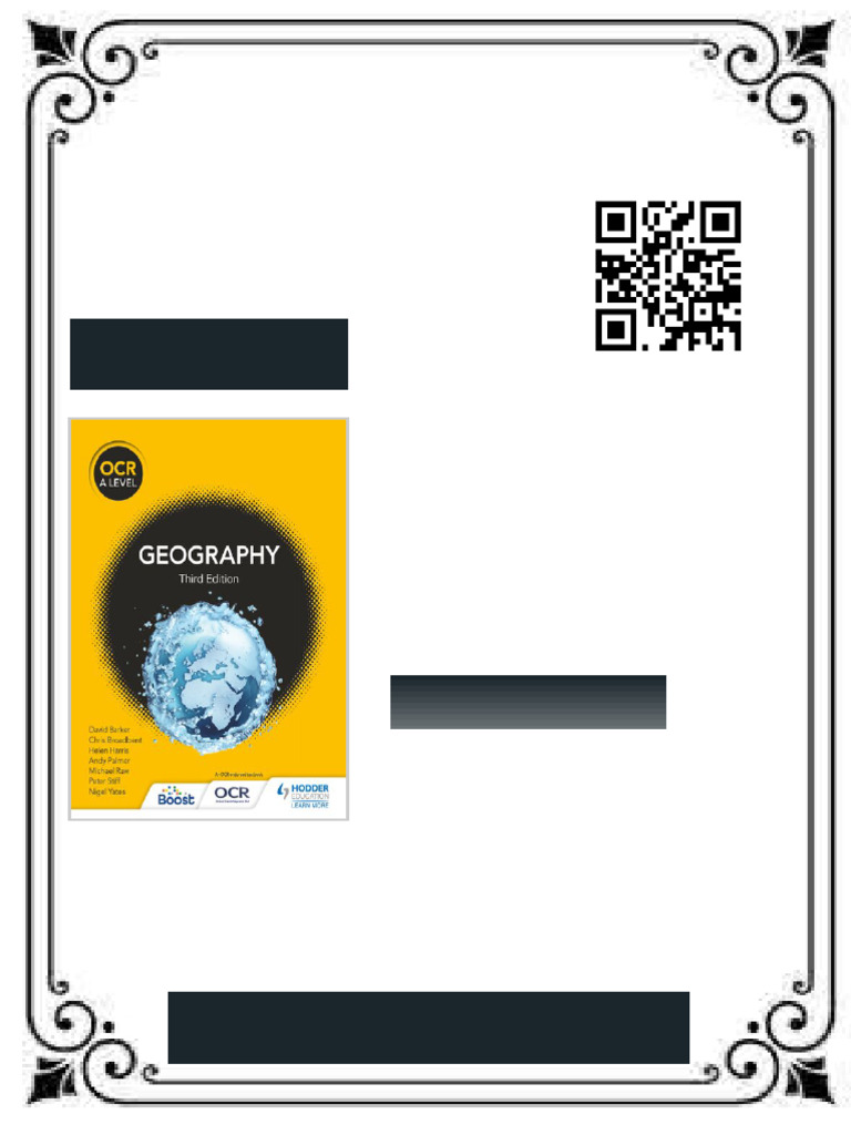OCR A Level Geography Third Edition David Barker Ebook Digital Handbook ...