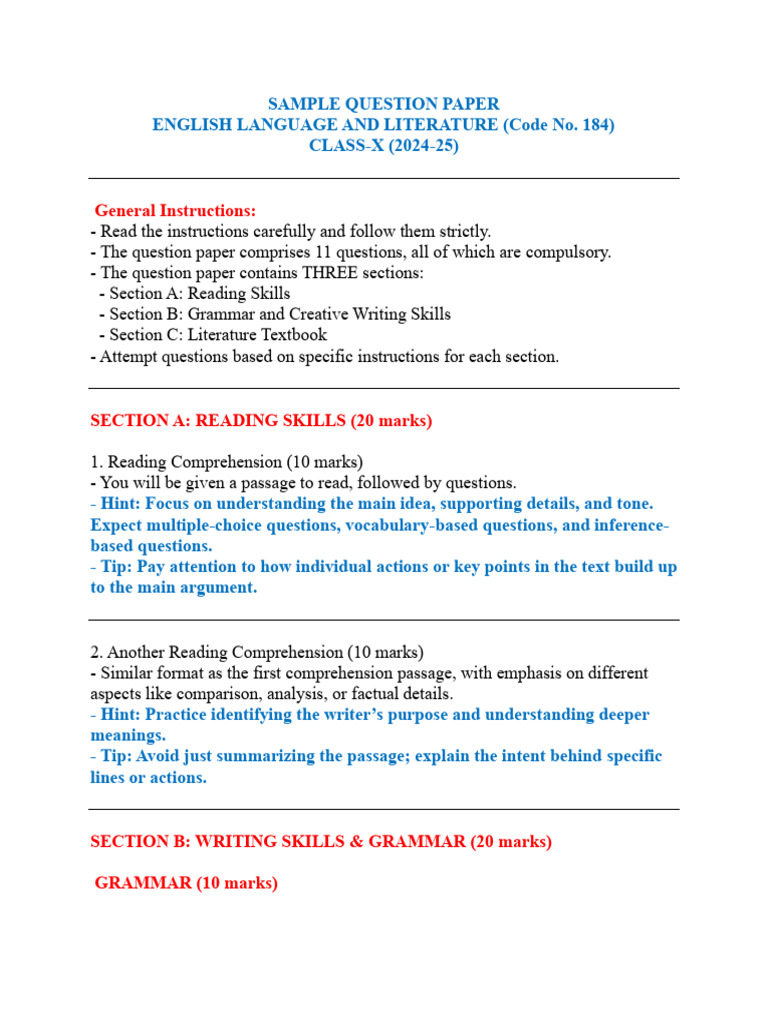 New Exam Pattern | PDF