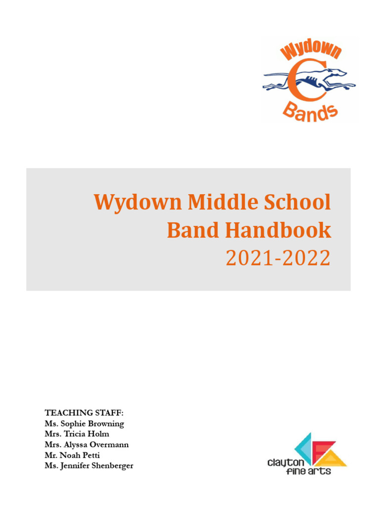 WMS Band Handbook 2021-22 | PDF