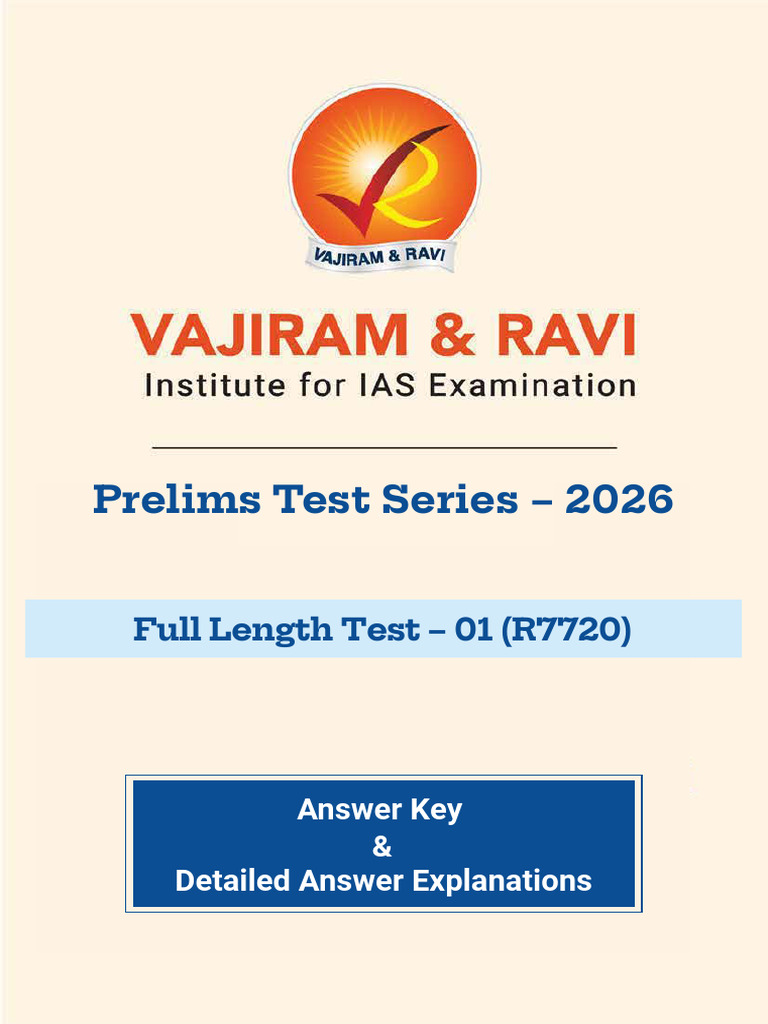 Full Length Test - 1 - ANS | PDF