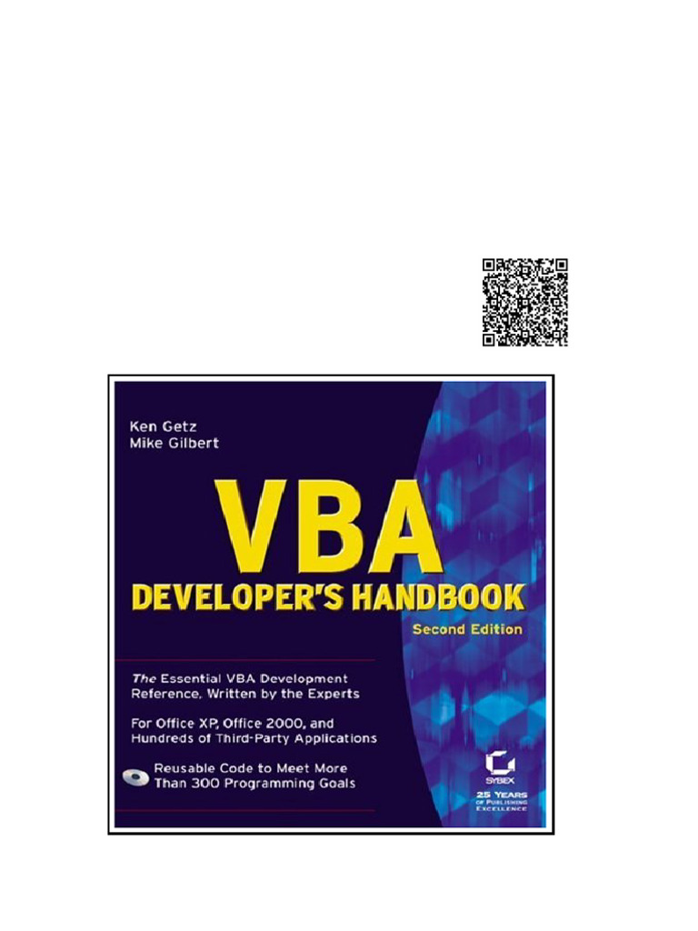 VBA Developer s Handbook 2nd Edition Ken Getz | PDF