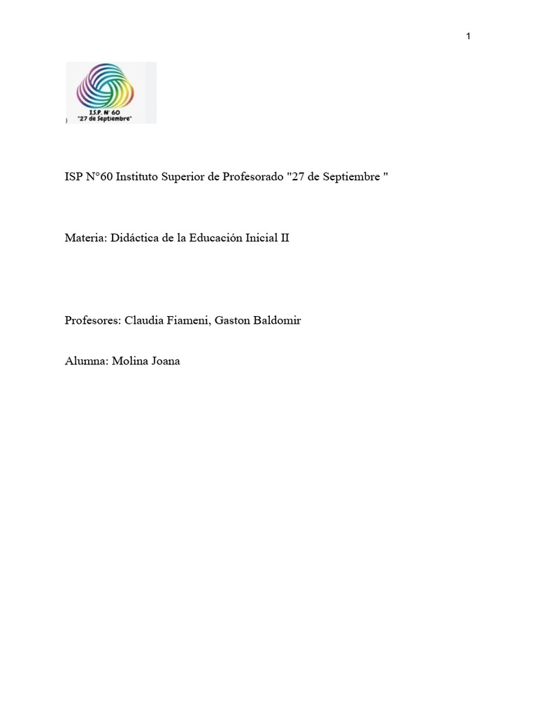 TP Final Didactica | PDF
