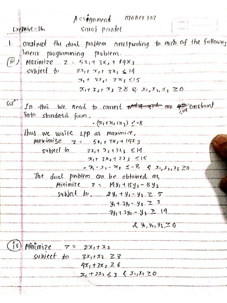 LPP 2nd Assignment 076BCE107 | PDF