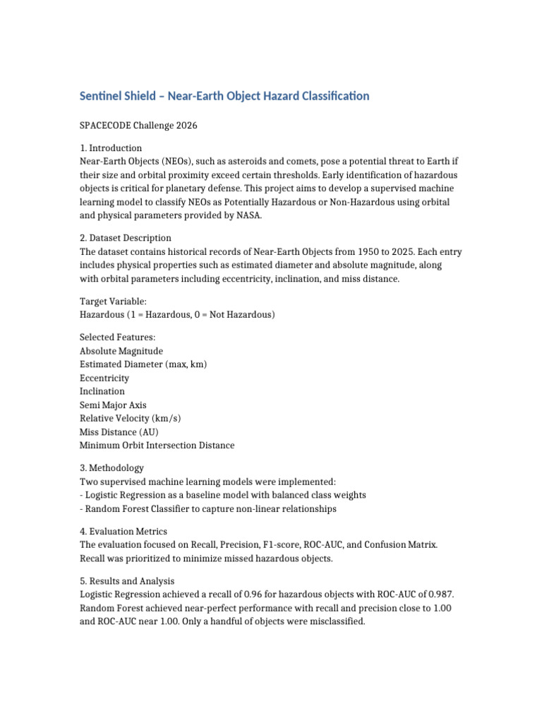 Sentinel Shield Report | PDF