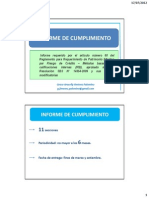 Informe de Cumplimiento