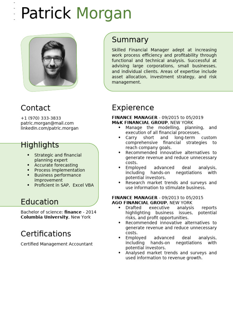 CV Template 0016 | PDF