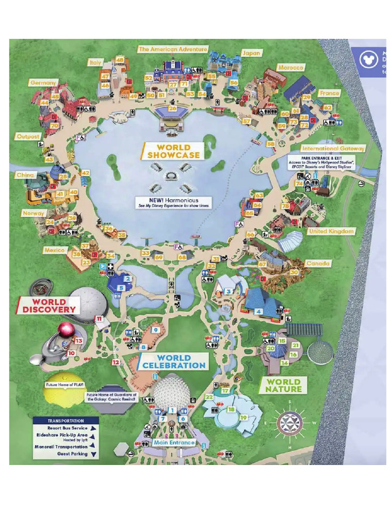 Epcot Map | PDF
