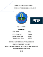 LAPORAN PRATIKUM UJI MUTU BENIH (Kelompok Kemurnian Fisik Benih Inpari 13)