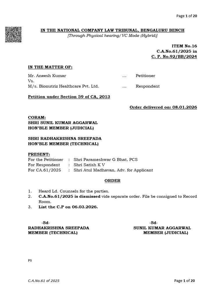 Final Order | PDF