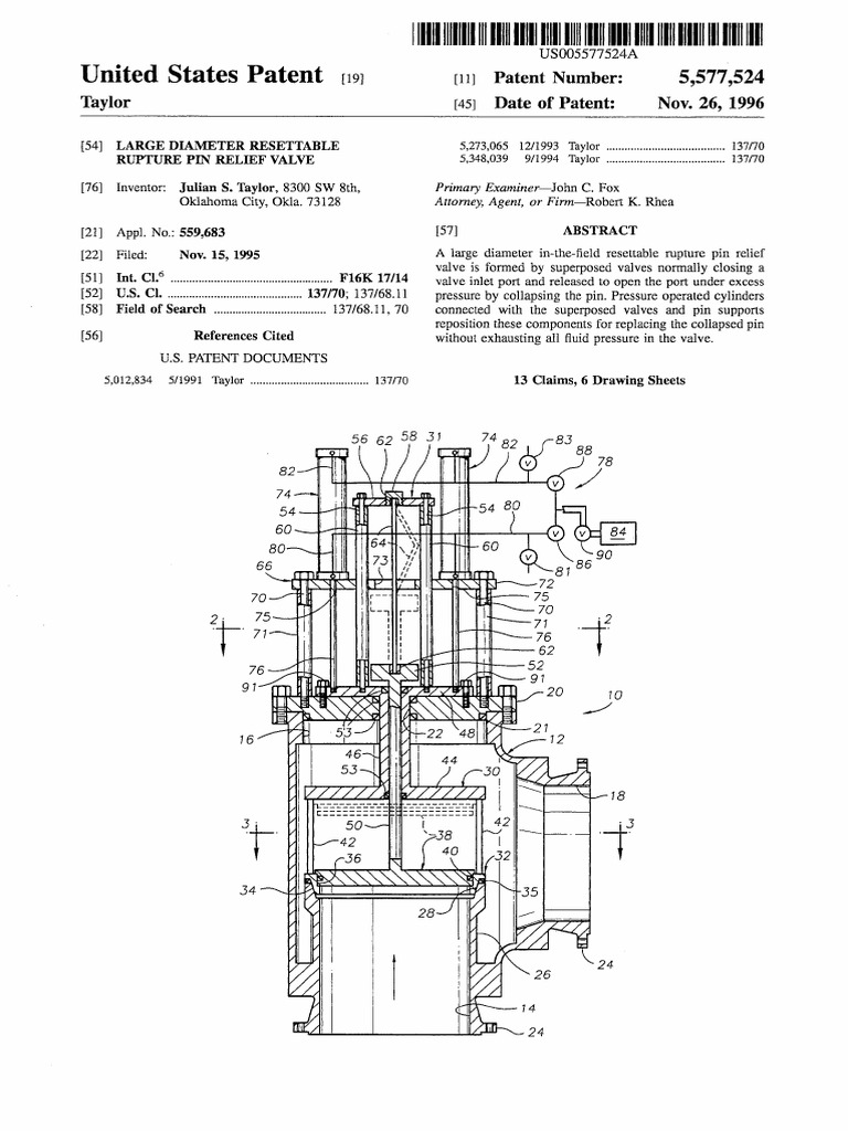 Rupture Pin US Patent | PDF