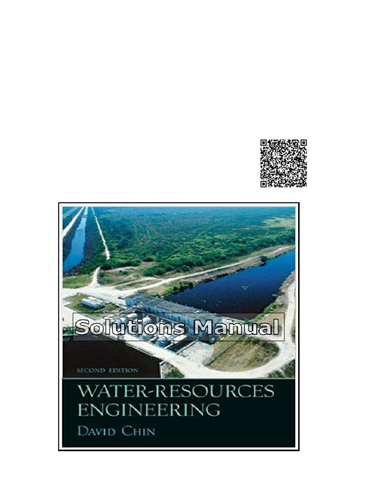 Water Resources Engineering 2nd Edition Chin Solutions Manual | PDF