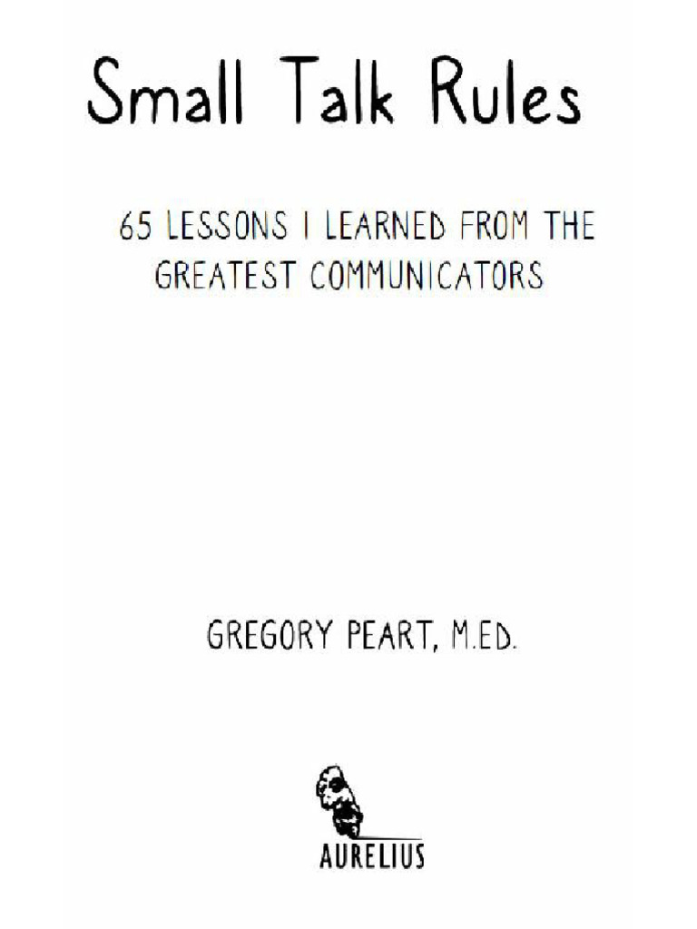 Small Talk Rules Text | PDF