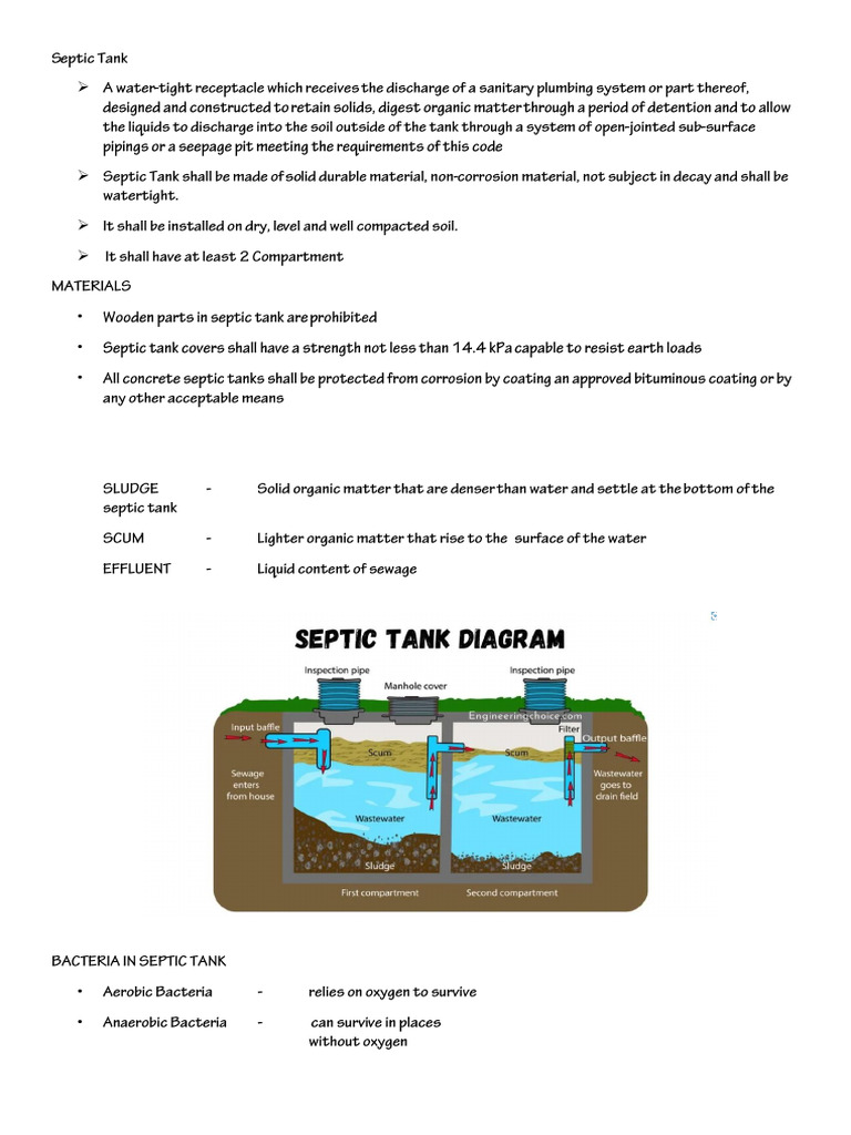 Bu 1-Septic Tank Storm Drainage System | PDF
