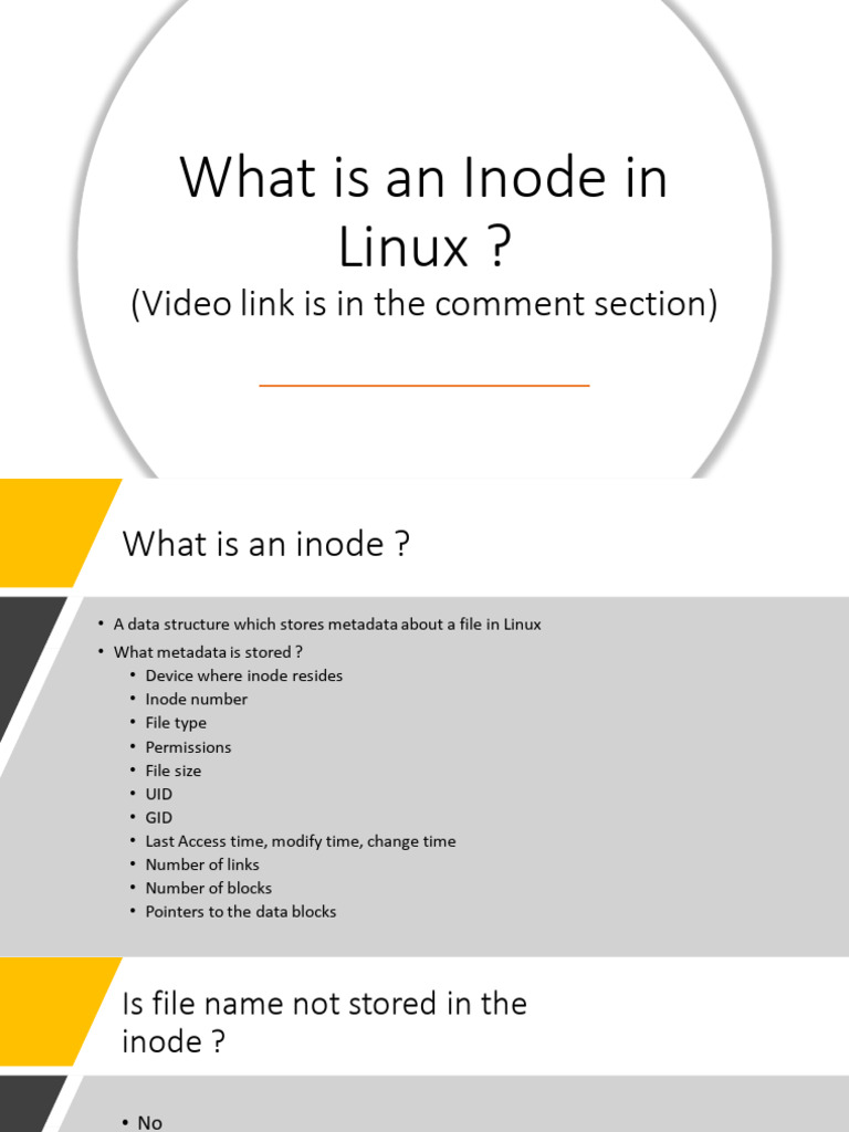 What Is An Inode | PDF