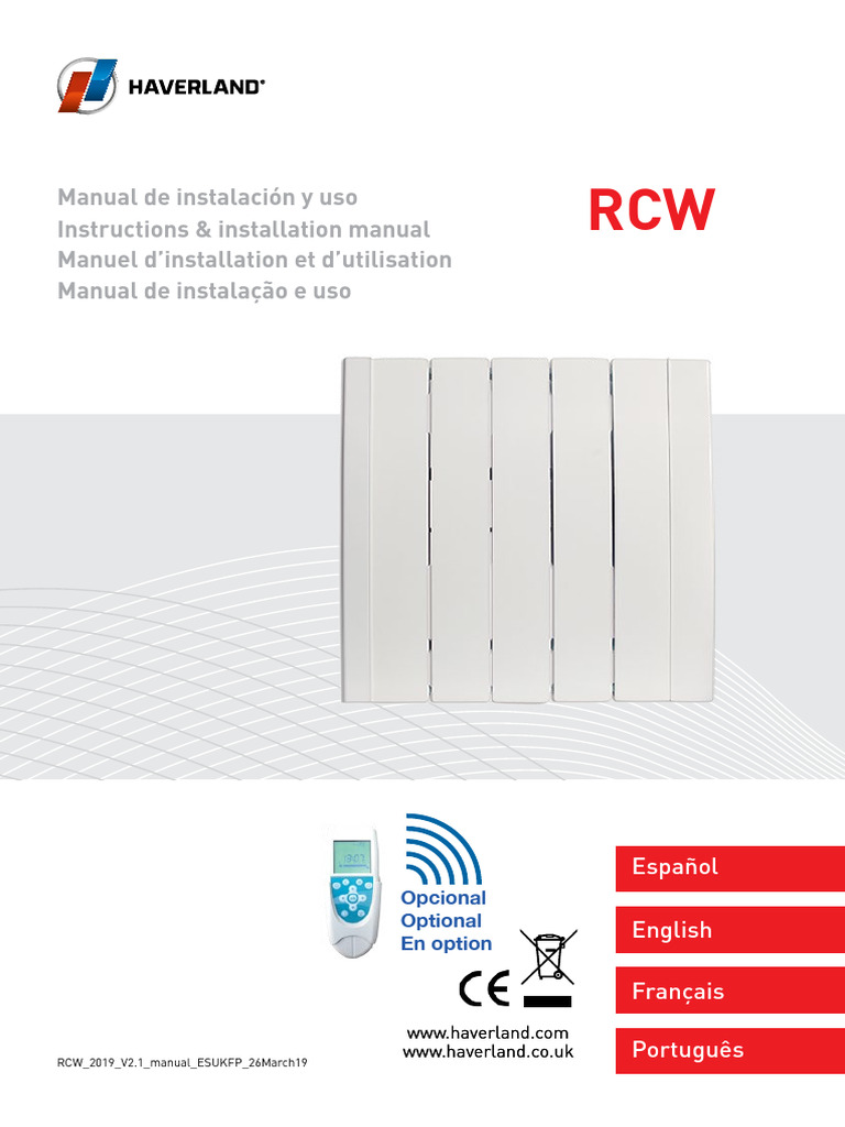 RCW Radiador Haverland | PDF | Cantidades fisicas