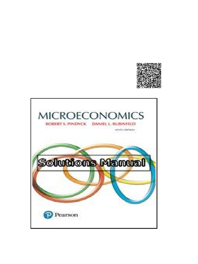 Microeconomics 9th Edition Pindyck Solutions Manual | PDF | Marginal ...