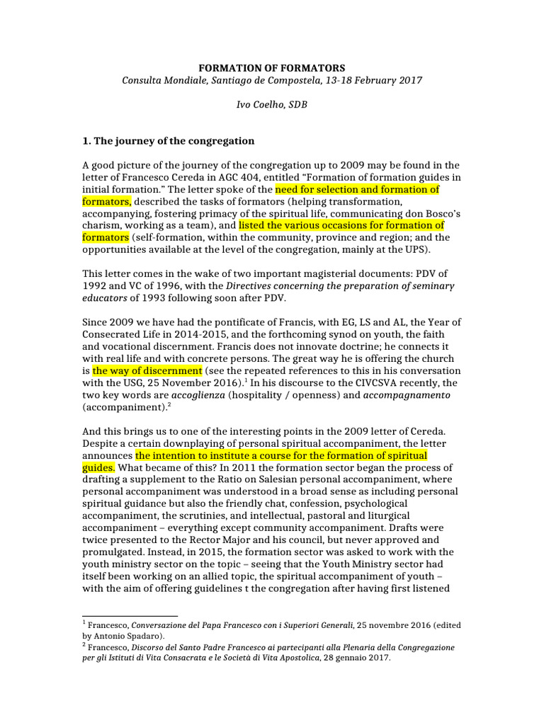 Formation of Formators | PDF