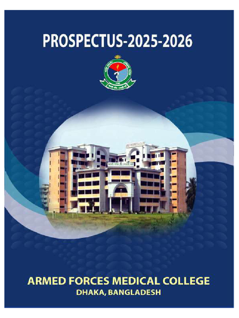 Prospectus of AFMC-28 (Session-2025-2026) - For AFMC Cadets ...