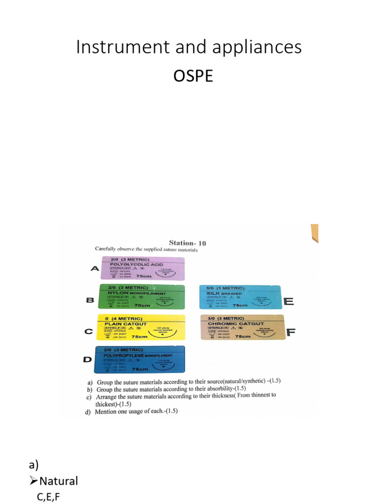 Instrument + Appliances | PDF