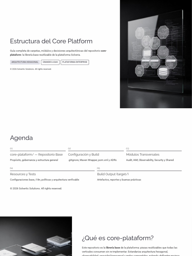 CAP 2 BE Estructura Del Core Platform | PDF | Java (lenguaje de ...