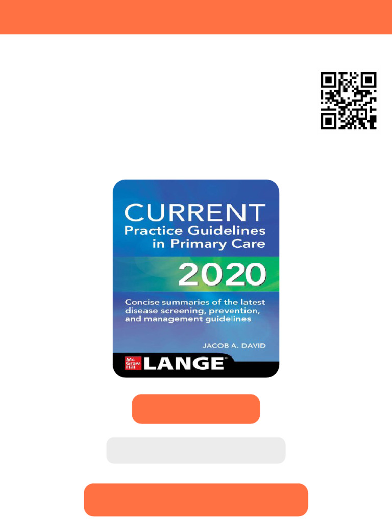 Current Practice Guidelines in Primary Care 2020 Jacob A. David Ebook ...