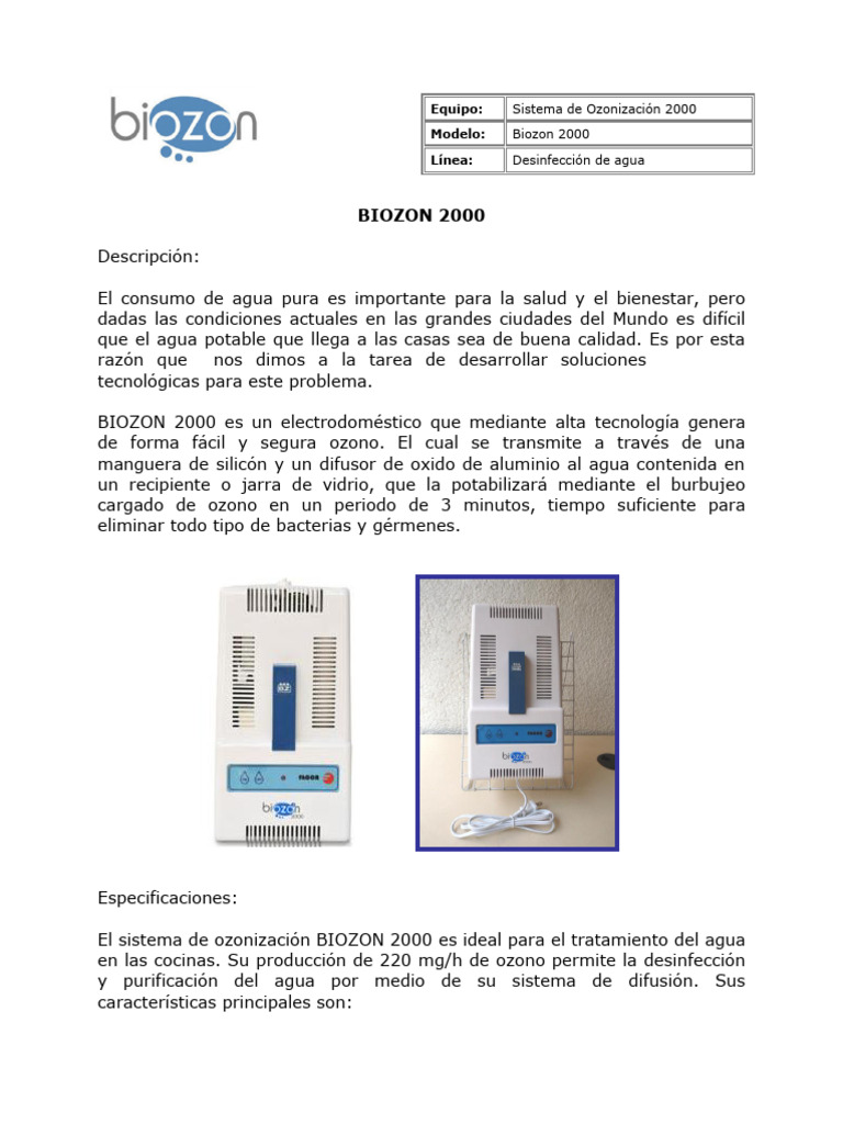 Biozon 2000 | PDF
