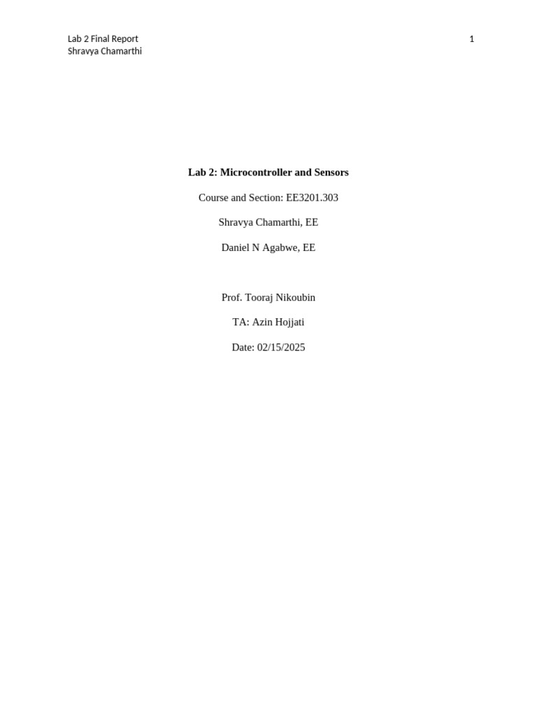 Lab 2 Report | PDF