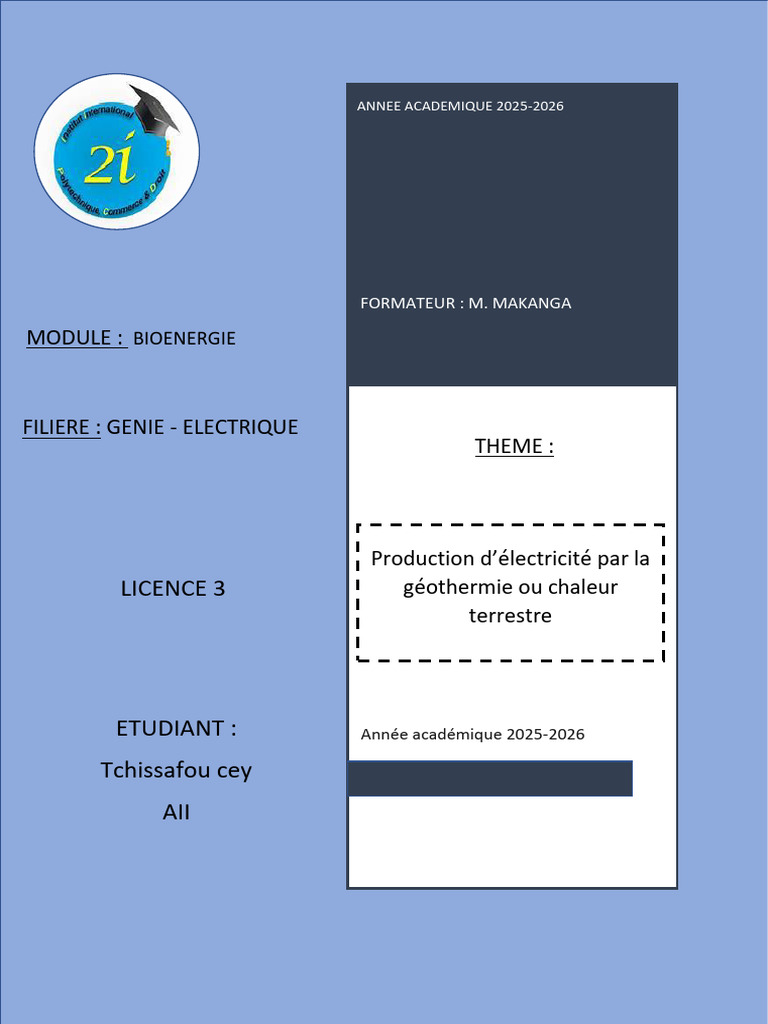 Géothermie Exposée | PDF