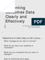 Presenting Outcomes Data Clearly and Effectively: Paul Chandler, Volunteer Data Analyst, ASTT, Baltimore Maryland