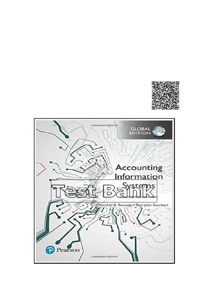 Accounting Information Systems Global 14th Edition Romney Test Bank ...