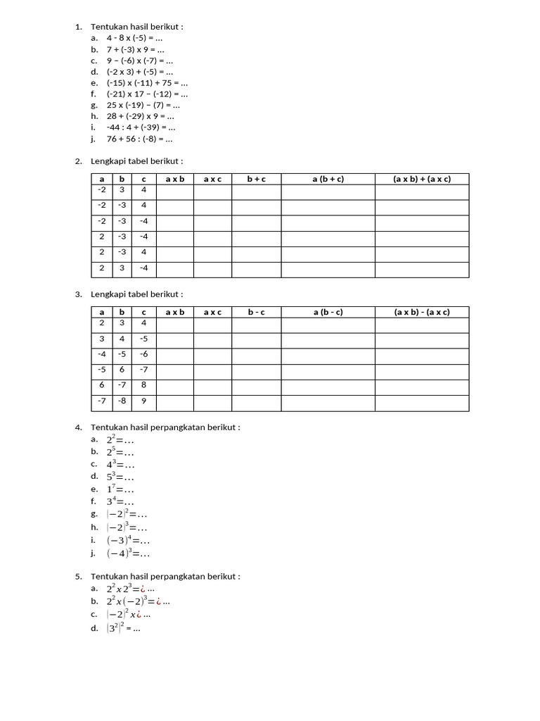 Soal TKA Awal Plus Kunci | PDF