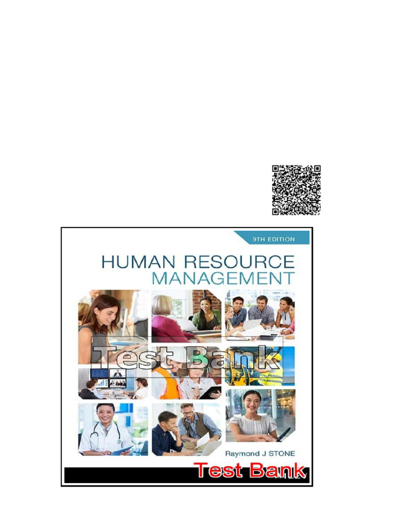Human Resource Management 9th Edition Stone Test Bank | PDF
