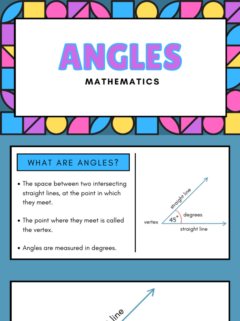 Geometry Angles Maths Presentation | PDF