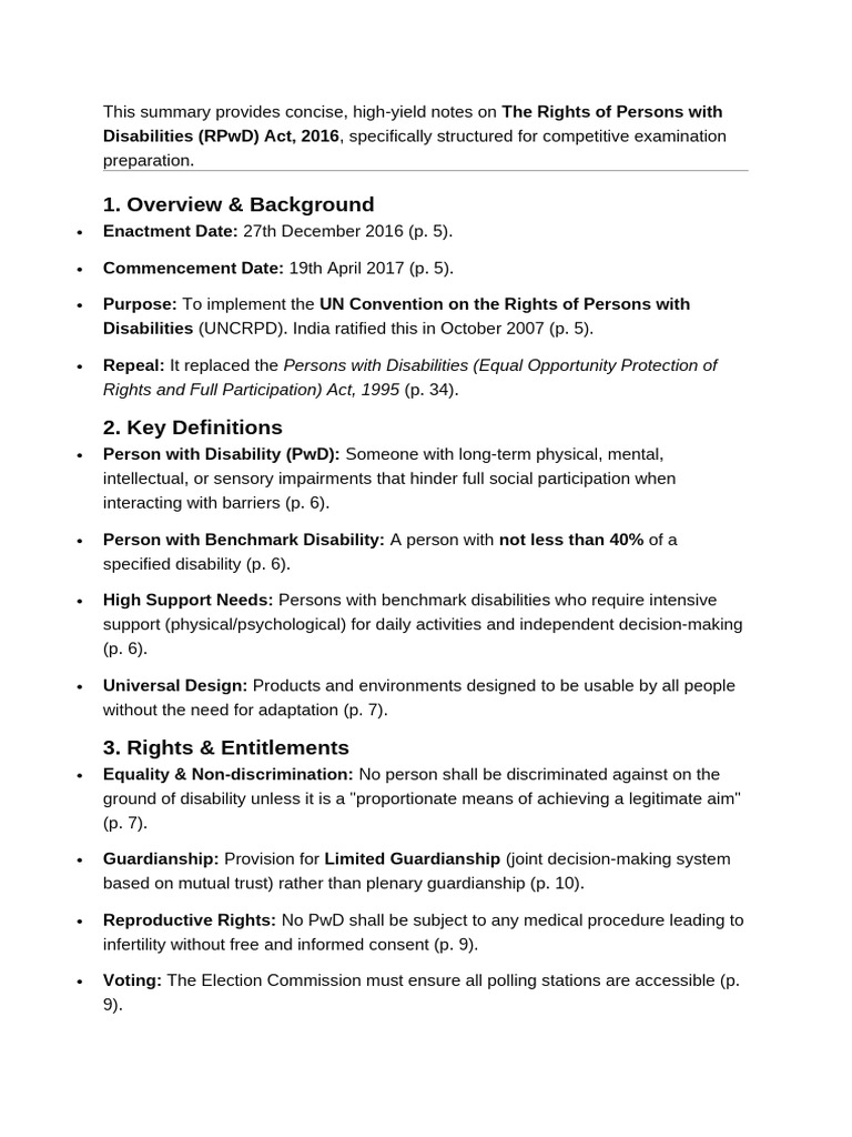 PWD Act | PDF