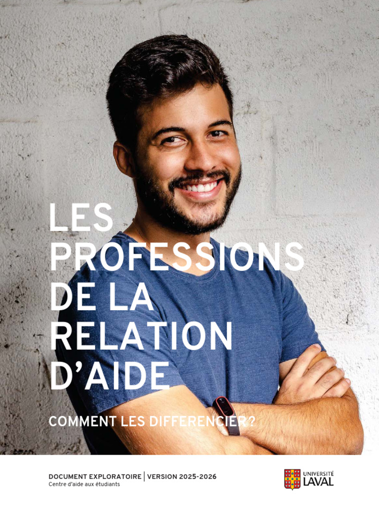 Les Professions de La Relation D Aide A2025 | PDF